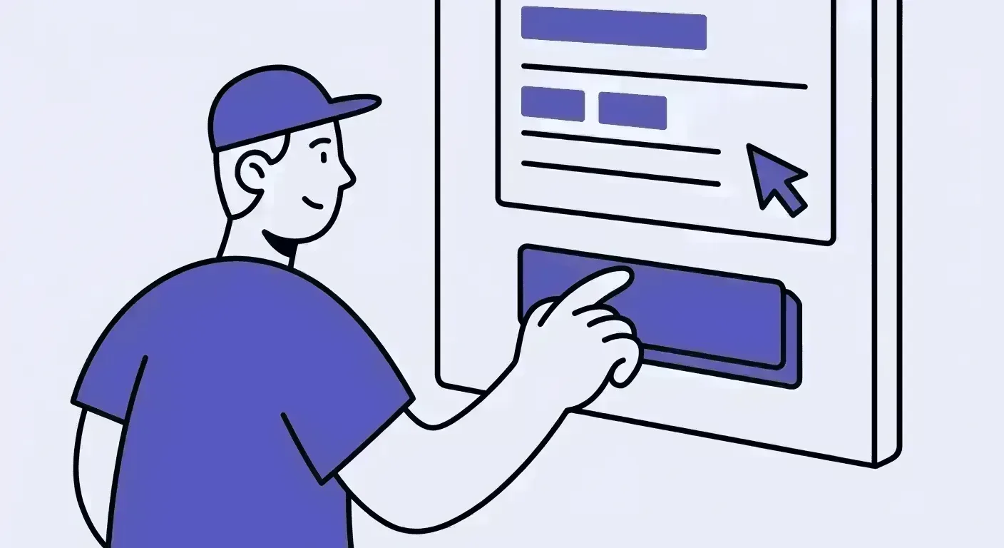 person submitting a job application with AI help